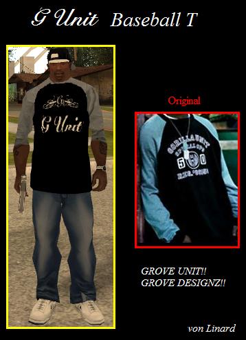 GTA San Andreas G Unit Baseball T Mod - GTAinside.com