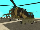 Anaconda (Mil Mi-35) with anti-aircraft configuration