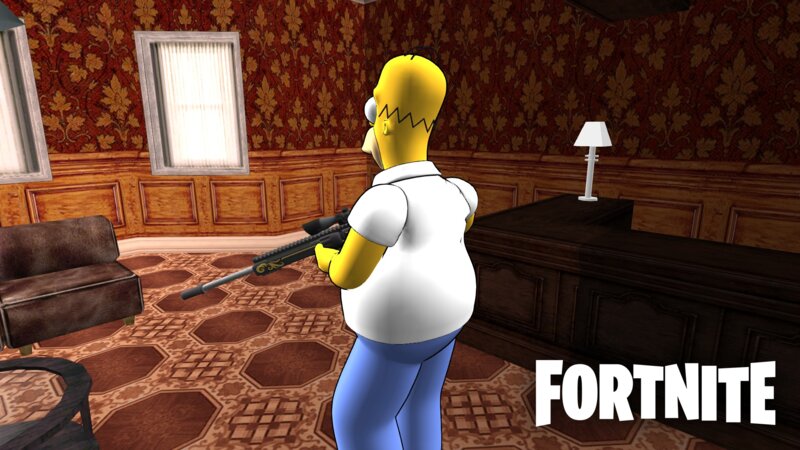GTA San Andreas Homer Simpson (Fortnite) Mod - GTAinside.com